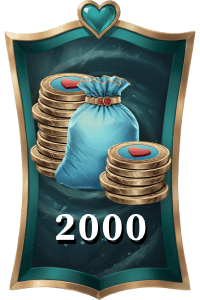 Accumulate 2000 coins