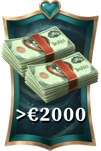 Make deposits over €2,000